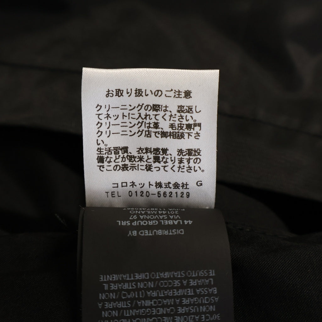 NO BRAND(ノーブランド) LABEL GROUP 44 レーベルグループ マルチポケット ジップアップベスト ブラック