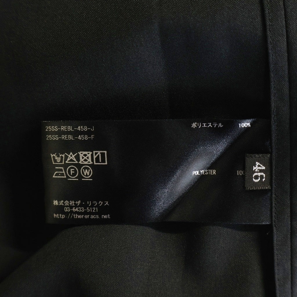 THE RERACS(ザ リラクス) THE PERFECT SHIRT 長袖 シャツ ブラック 25SS-REBL-458-J