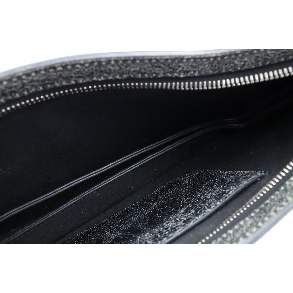 Acne Studios(アクネ ストゥディオズ) Platt Mini Shoulder Bag プラットミニショルダーバッグ クラック加工レザーバッグ ブラック