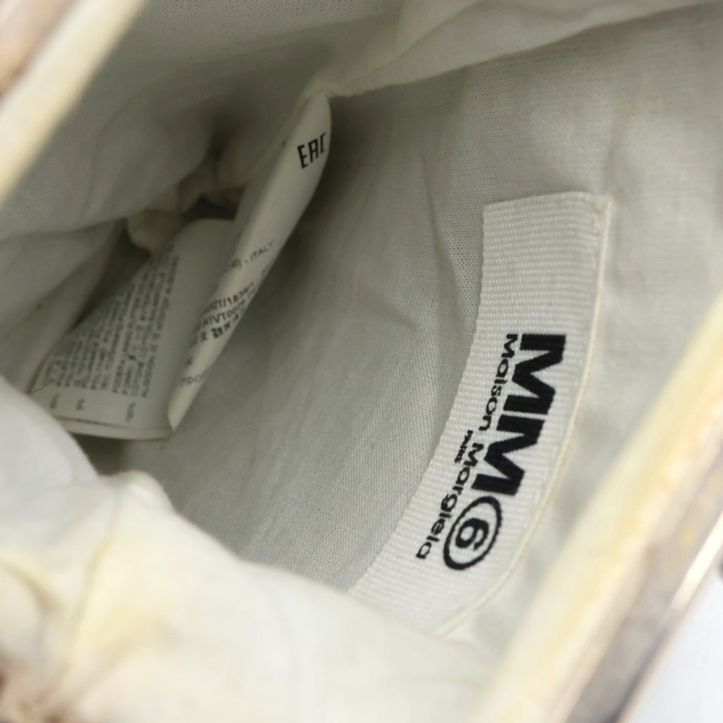 MM6 Maison Margiela(エムエムシックスメゾンマルジェラ) Neck Pouch ネックポーチ パイソン型押しがま口ポーチ ブラック S41VT0026 P4141