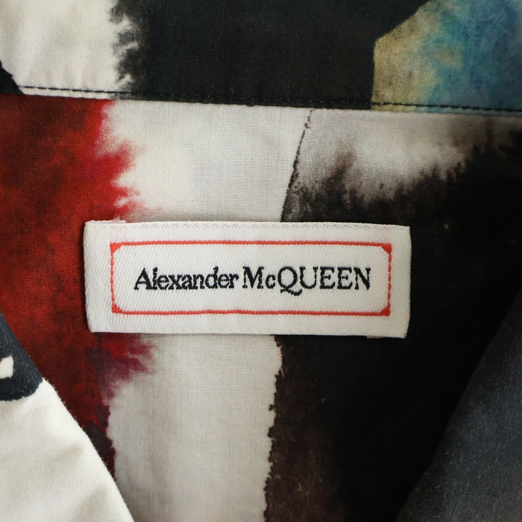 Alexander McQueen(アレキサンダーマックイーン) Graffiti Print Shirts グラフィティプリントシャツ ボタンダウン総柄長袖シャツ 727091 QUO76 マルチカラー