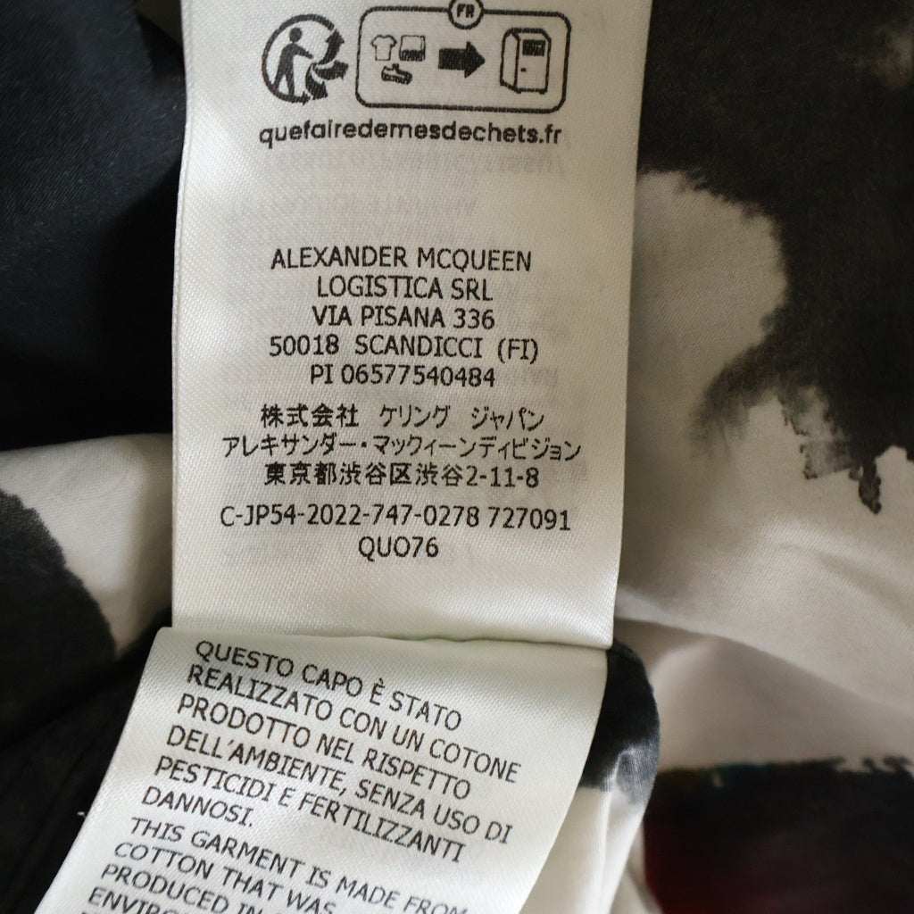 Alexander McQueen(アレキサンダーマックイーン) Graffiti Print Shirts グラフィティプリントシャツ ボタンダウン総柄長袖シャツ 727091 QUO76 マルチカラー