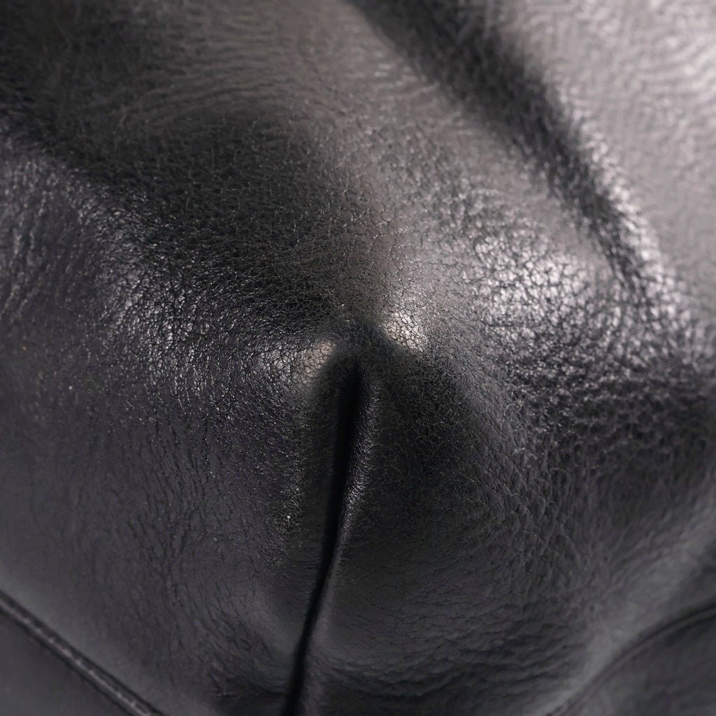 CHROME HEARTS(クロムハーツ) FS TOTE CRS BALL STUDS FSトート クロスボールスタッズ クロスパッチ付きレザートート ブラック