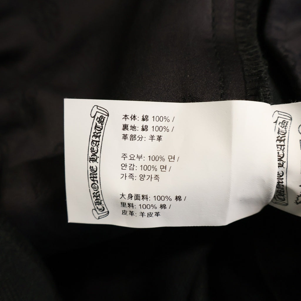 CHROME HEARTS(クロムハーツ) STREET SWEEPER ストリートスイーパー クロスボタン デニムパンツ ブラック