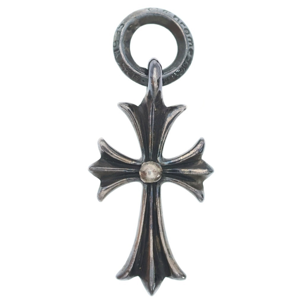 CHROME HEARTS(クロムハーツ) TINY CH CROSS タイニーCHクロス チャーム ネックレストップ シルバー BCA382