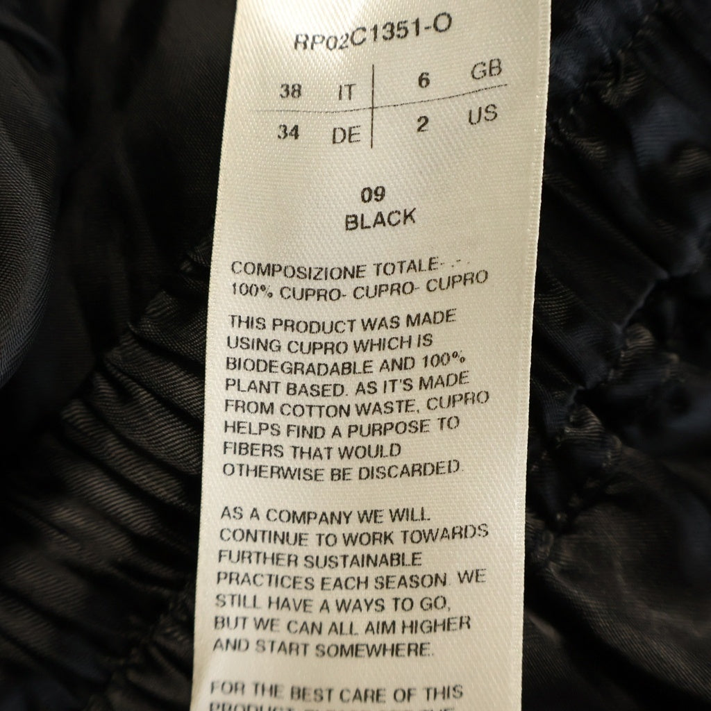 Rick Owens(リックオウエンス) 23AW BOXER SHORTS キュプラ ボクサーショーツ ブラック RP02C1351-O