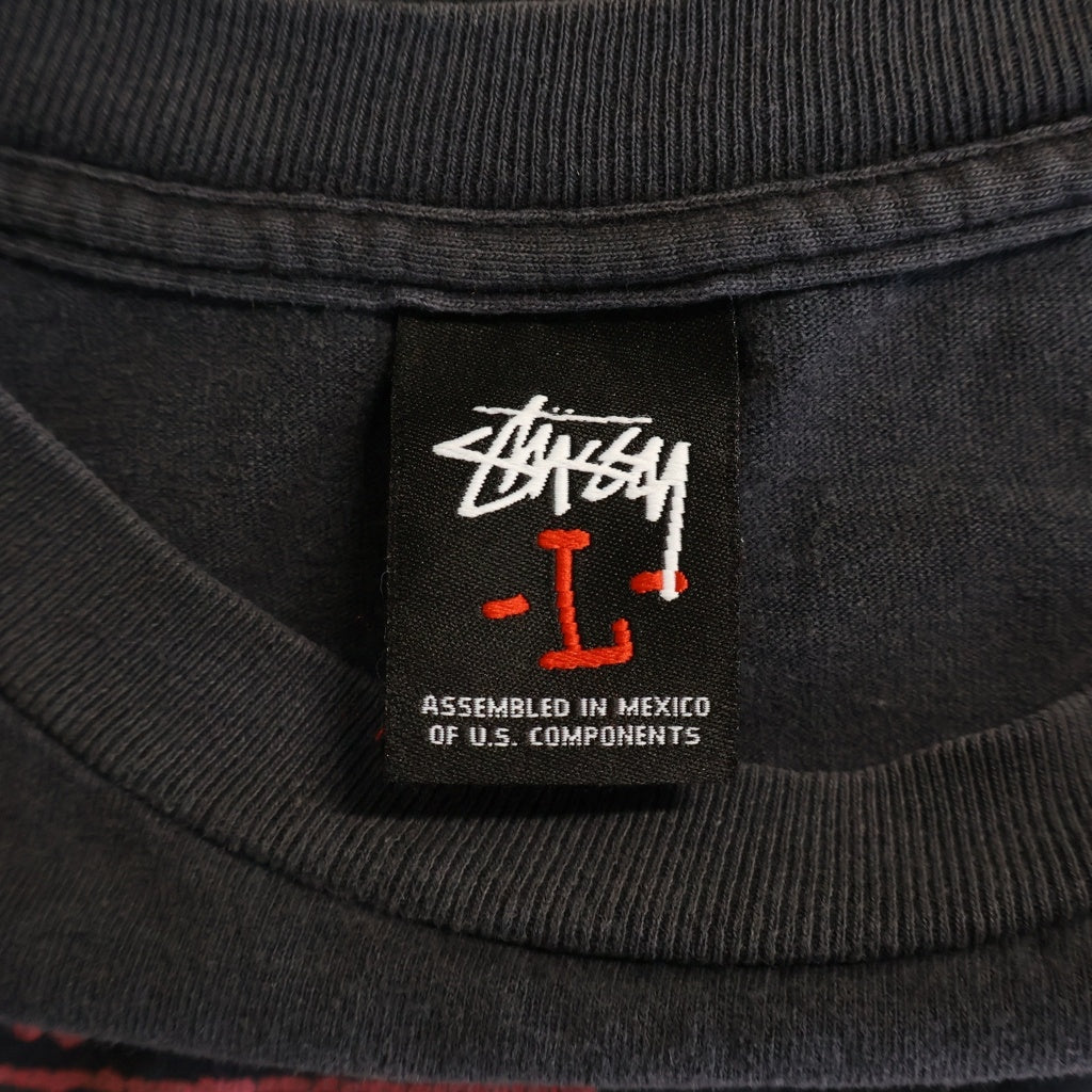 STUSSY(ステューシー) OLD Youth Brigade Photo S/S Tee 天王寺ミオリニューアルオープン記念フォトTシャツ グラフィックプリントクルーネック半袖Tシャツ ブラック