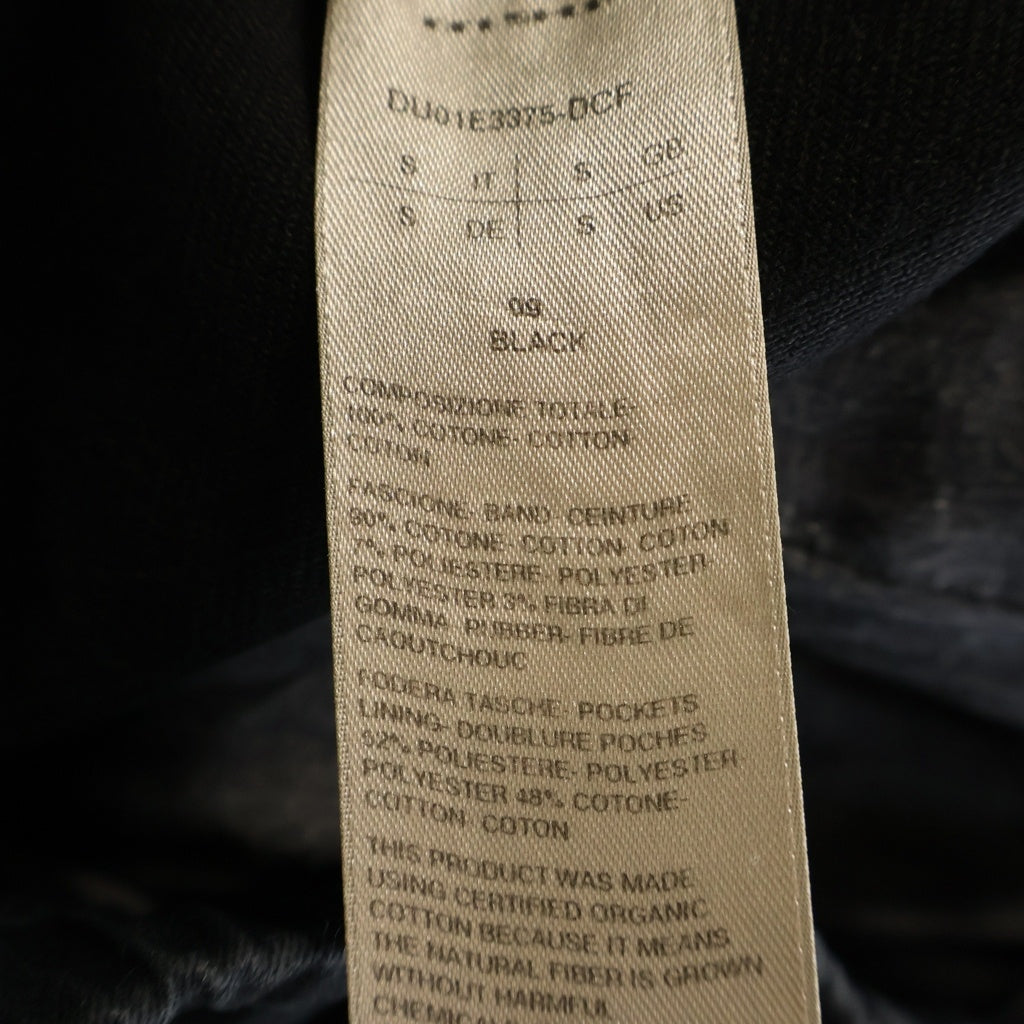 DRKSHDW(ダークシャドウ) 25SS IMBALANCED DOUBLE CARGO JUMBO BELAS インバランスドダブルカーゴジャンボベラ コーティングドッキングワイドカーゴパンツ ブラック DU01E3375-DCF