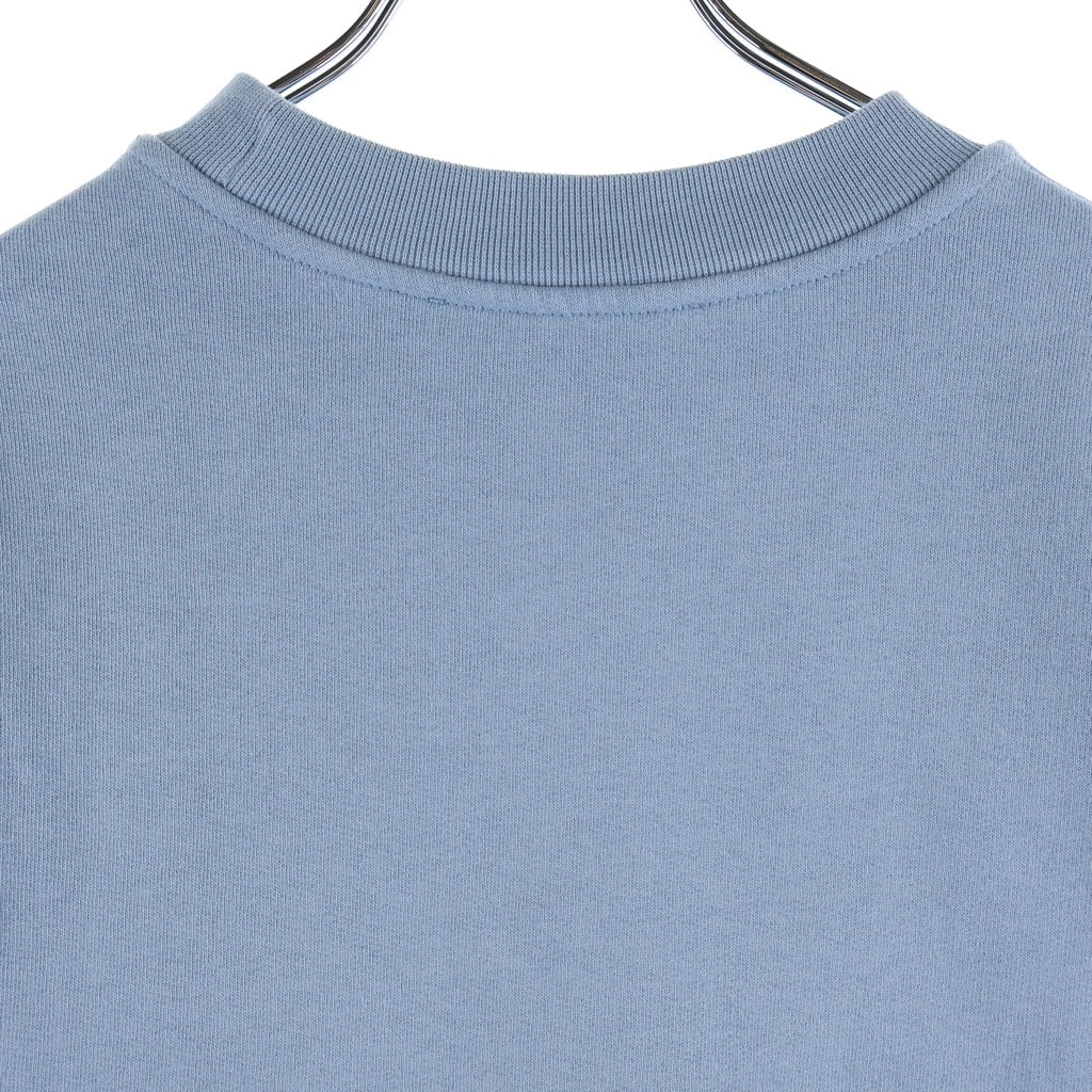 ALEXANDER WANG(アレキサンダーワン) Logo Sweatshirts ロゴスウェットシャツ エンボスロゴクルーネックトレーナー レディース ライトブルー