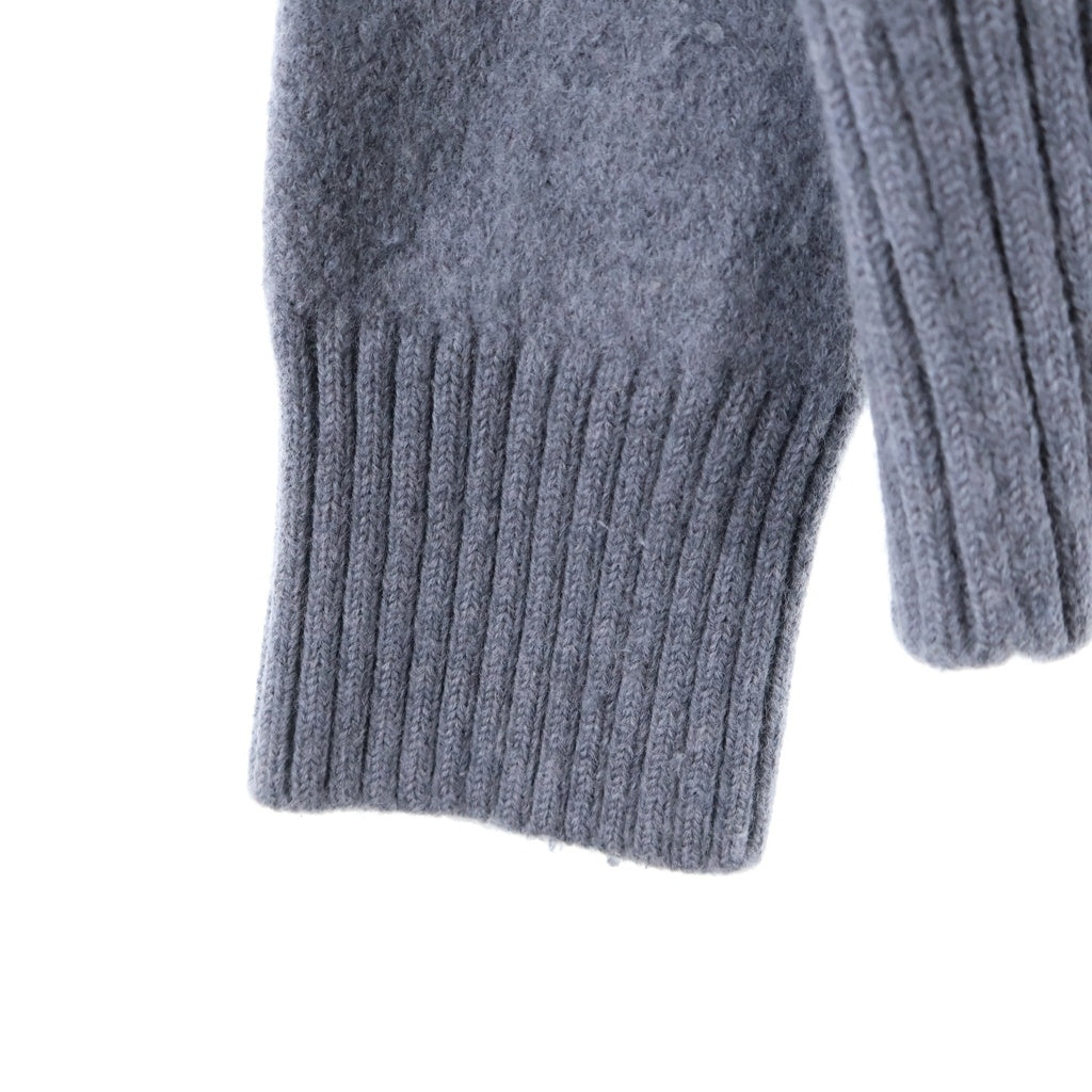 ami paris(アミパリス) ADC Crewneck Knit Sweater ADCクルーネックニットセーター ロゴ刺繍クルーネックニットセーター グレー UKS002.018