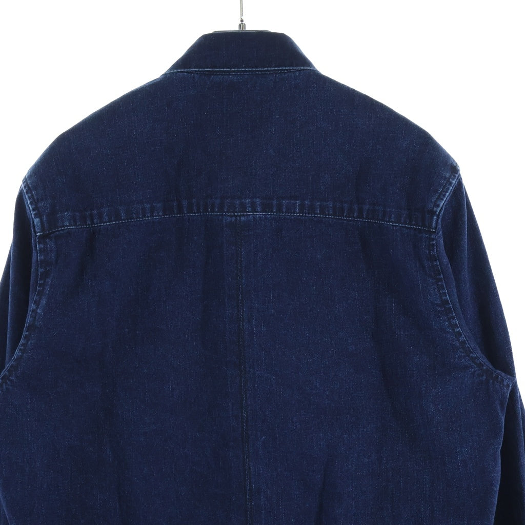 CHROME HEARTS(クロムハーツ) LOOSEENDS LS ルーズエンド 袖クロスパッチ クロスボールボタン デニム長袖シャツ インディゴ