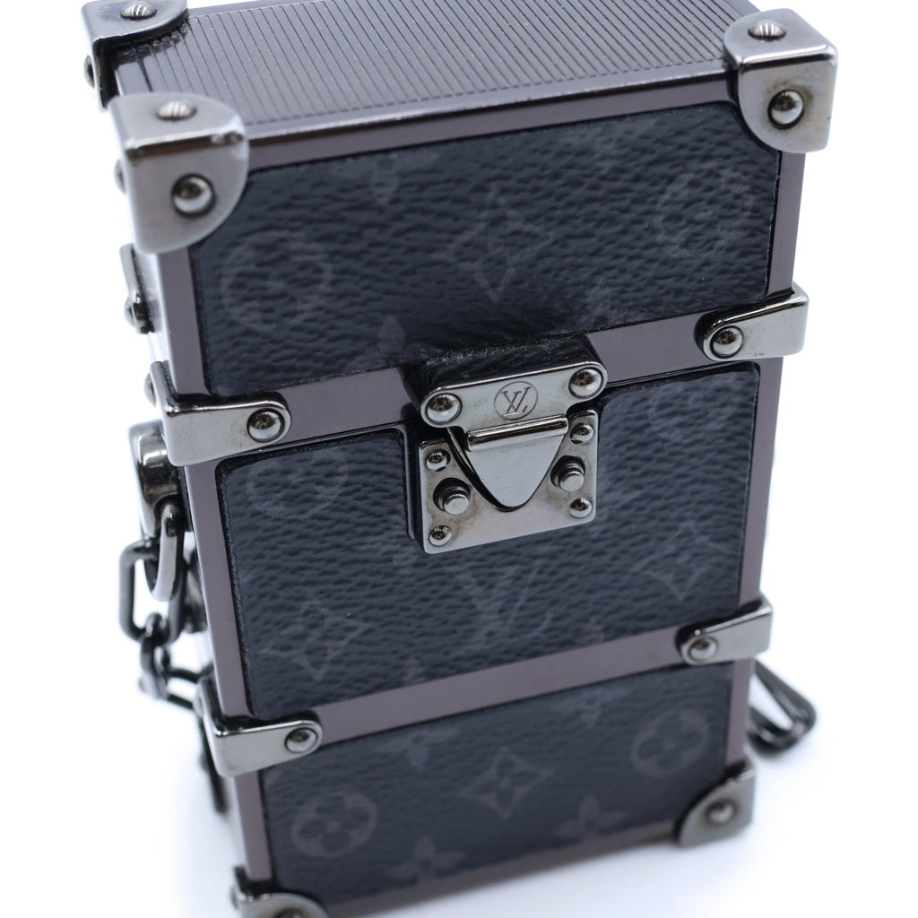 LOUIS VUITTON(ルイヴィトン) モノグラム・エクリプス ノワール チェーンミニトランクボックス ショルダー DI1220 M80222