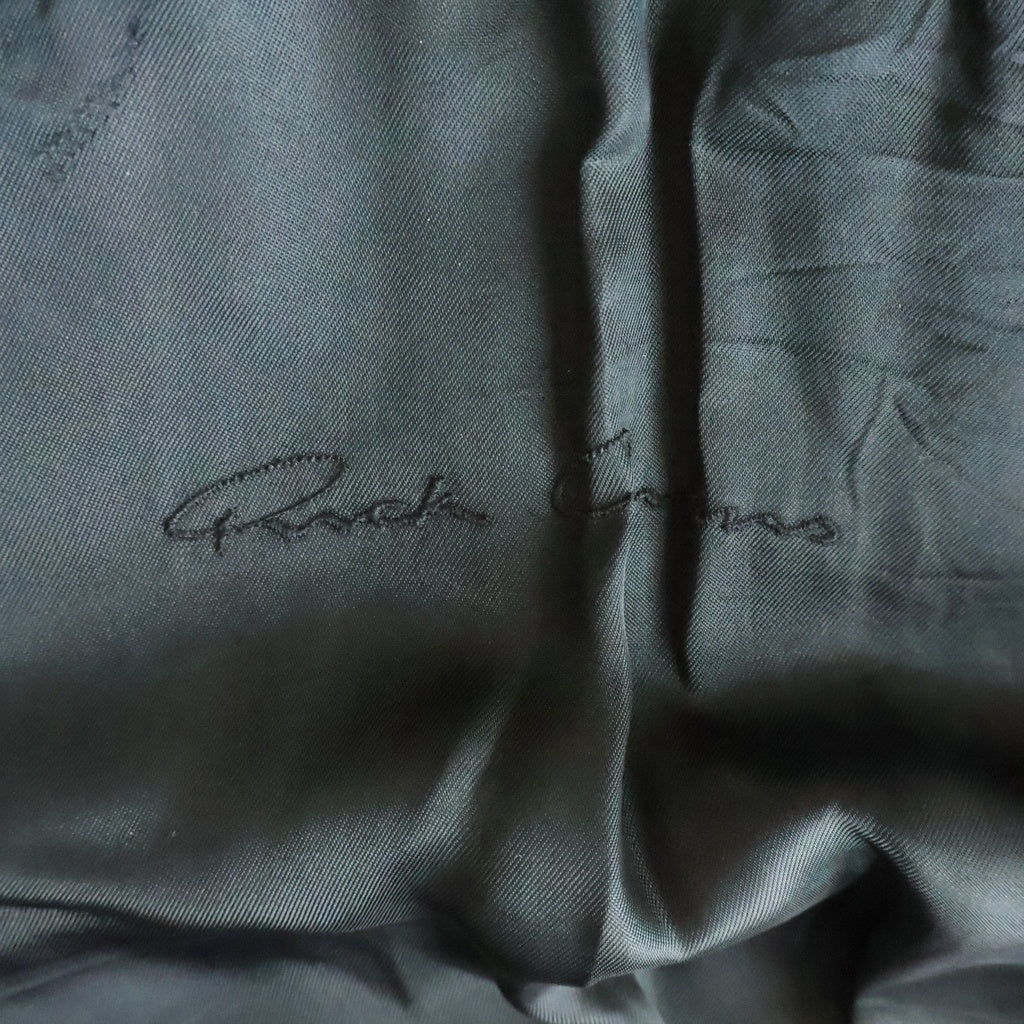 Rick Owens(リックオウエンス) 22AW DEVIL'S CORNER デビルズ コーナー ショルダーパッド ジップアップ ジャケット ブラック レディース RO02B6784-MU