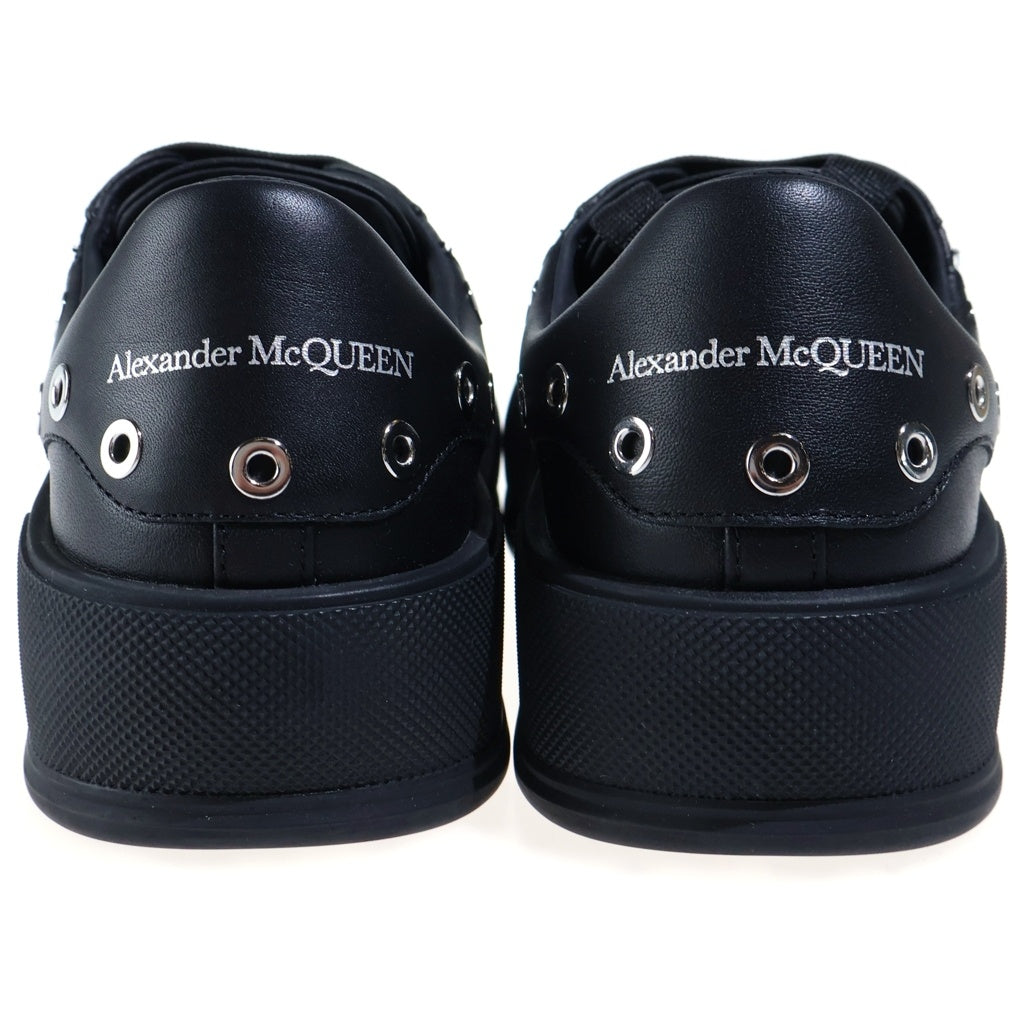 Alexander McQueen(アレキサンダーマックイーン) Deck Plimsoll デッキプリムソール メタルアイレットレザーローカットスニーカー ブラック 729539WIATD1081