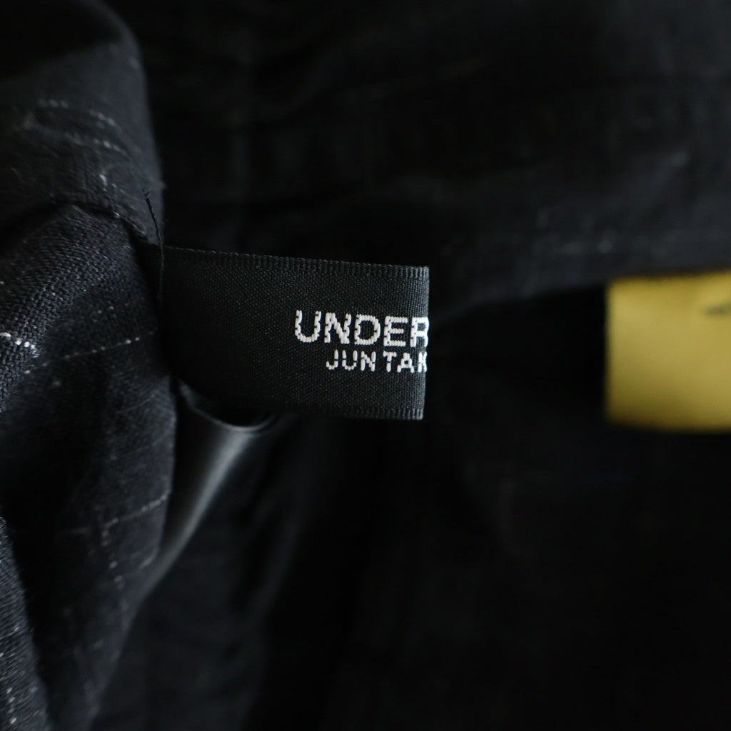 UNDERCOVER(アンダーカバー) 26SS but beautiful 4.5 Outside Label Slacks バットビューティフル4.5 アウトサイドラベルスラックス ストレートスラックス ブラック UC1F4510-1