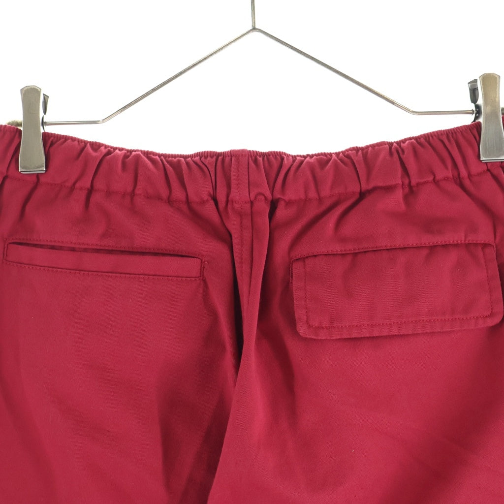 UNDERCOVER(アンダーカバー) 23SS T/C Twill Easy Pants コットンツイルイージーパンツ ドローストリングテーパードパンツ レッド UC1C4509-3