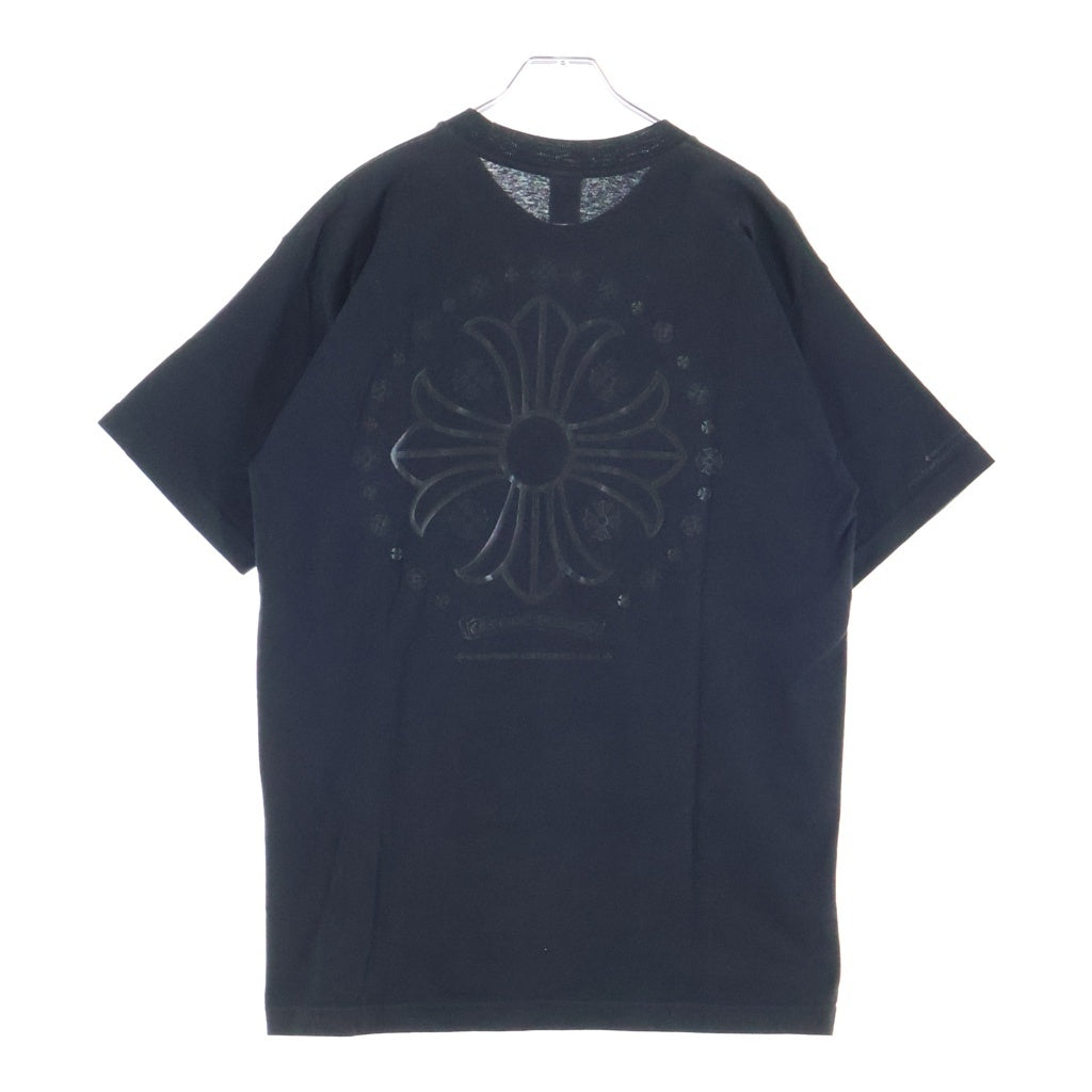 CHROME HEARTS(クロムハーツ) OLD BACK CH PLS POCKET S/S TEE CHプラスプリントクルーネック半袖ポケットTシャツ ブラック