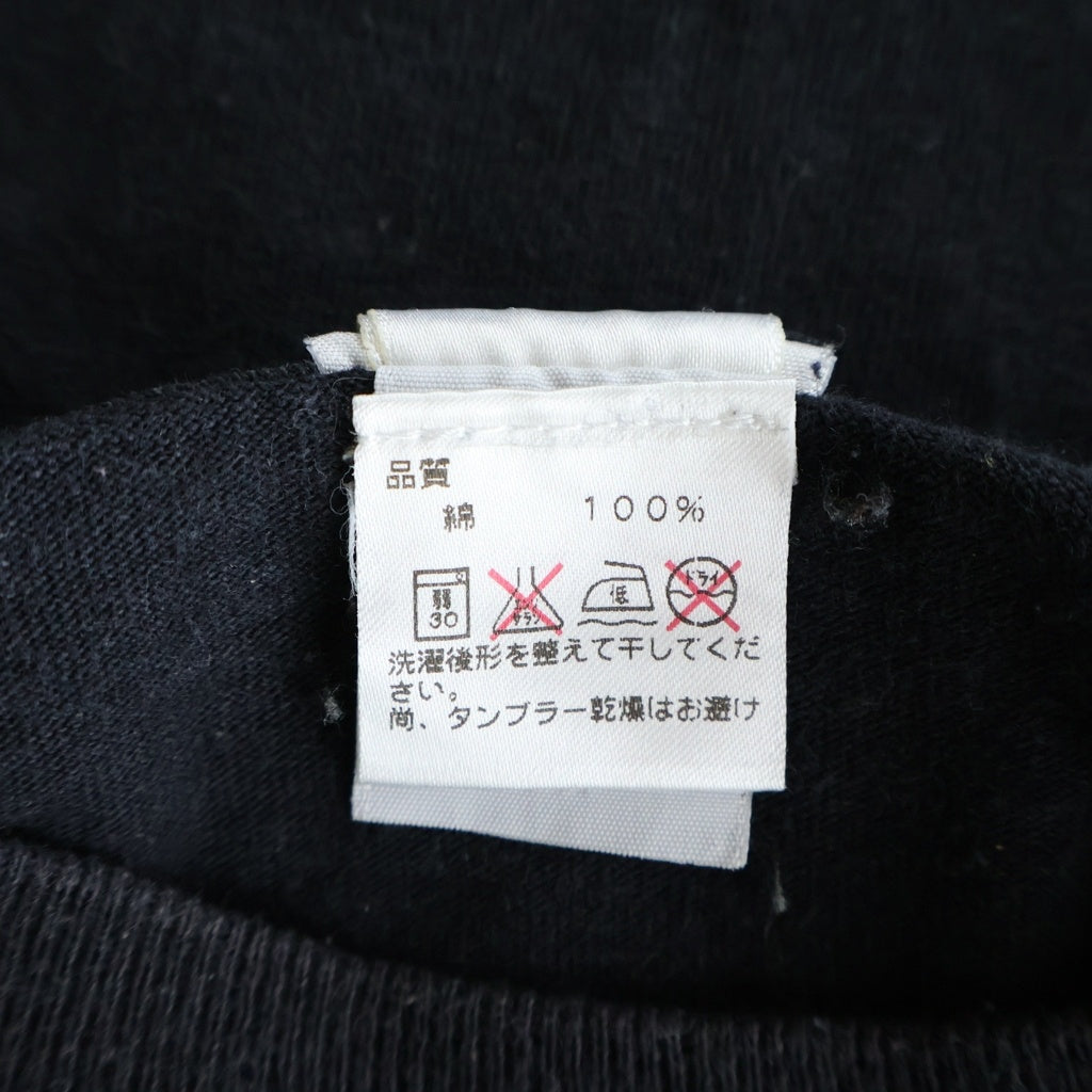 CHROME HEARTS(クロムハーツ) OLD VINE DAGGER BACK BS FLUER S/S TEE ヴァインダガー総柄プリントクルーネック半袖ポケットTシャツ ブラック