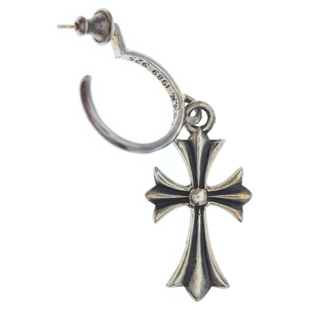 CHROME HEARTS(クロムハーツ) TINY CH CROSS タイニーCHクロス フープピアス シルバー BCA115