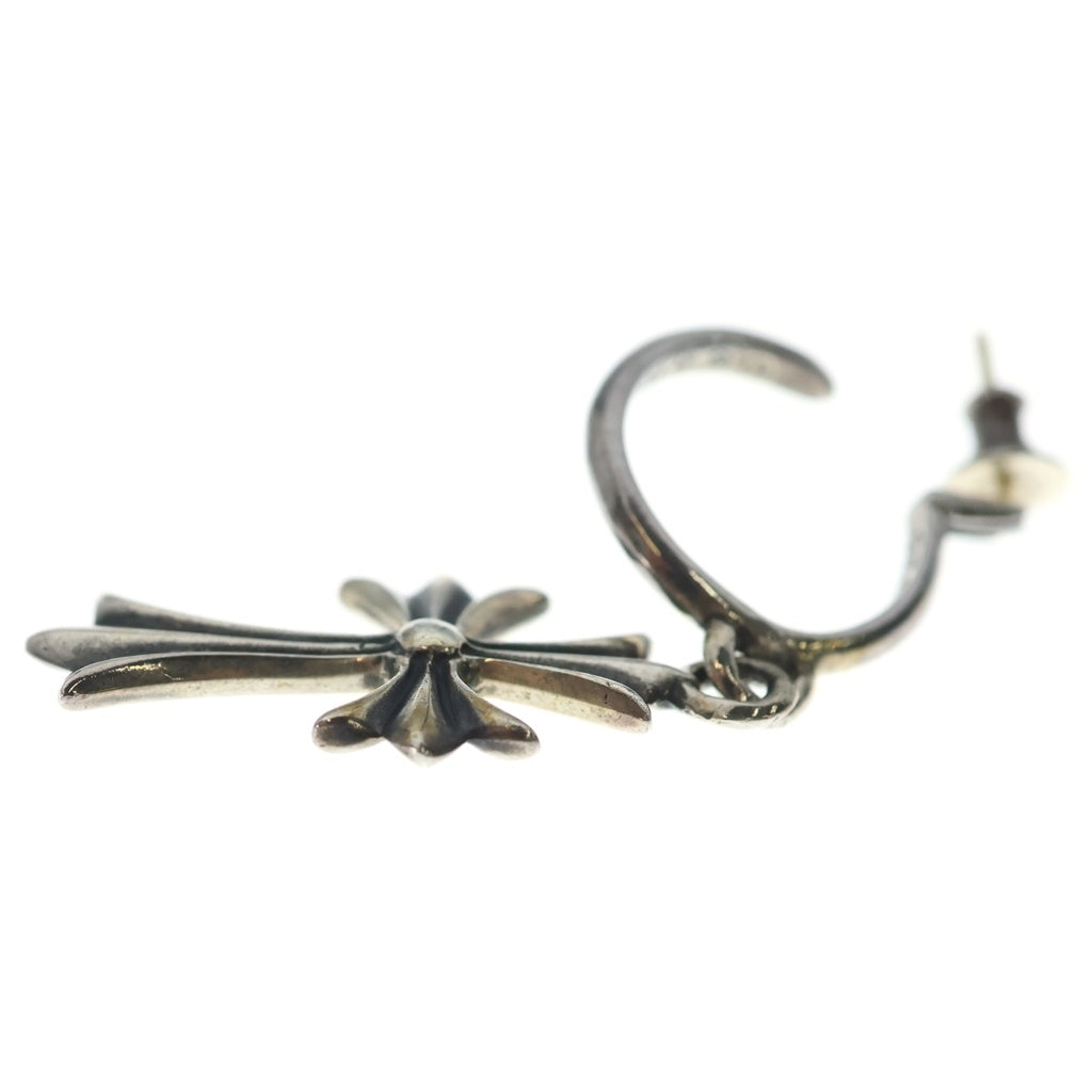 CHROME HEARTS(クロムハーツ) TINY CH CROSS タイニーCHクロス フープピアス シルバー BCA115