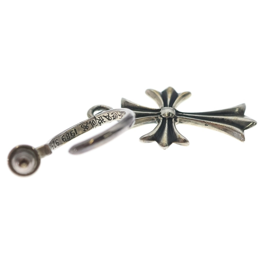 CHROME HEARTS(クロムハーツ) TINY CH CROSS タイニーCHクロス フープピアス シルバー BCA115