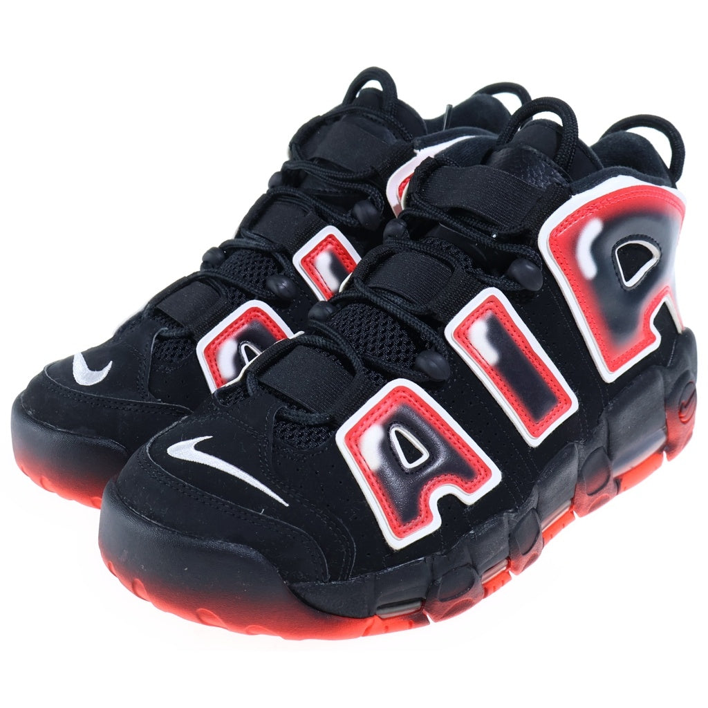 NIKE(ナイキ) AIR MORE UPTEMPO LASER CRIMSON エアモアアップテンポ レーザークリムゾン ハイカットスニーカー US8.5/26.5cm CJ6129-001 ブラック/レッド