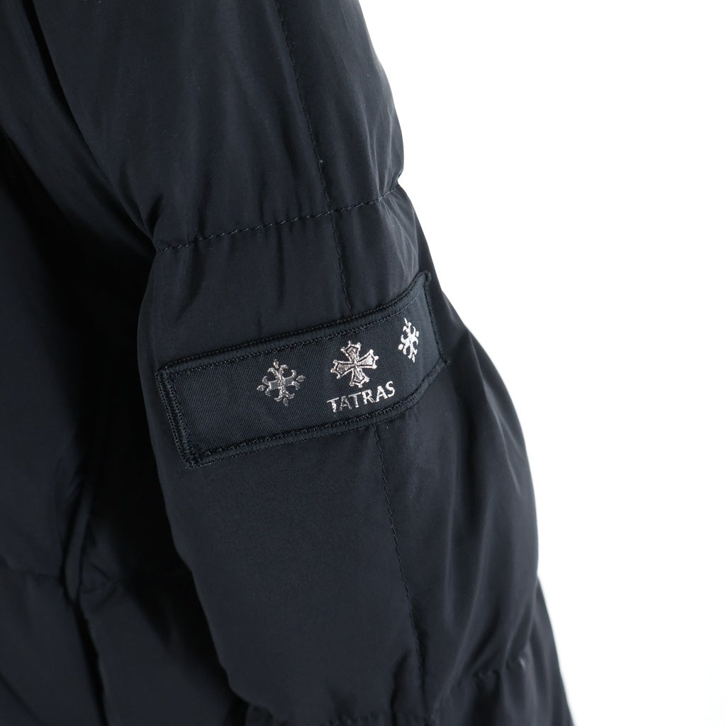 TATRAS(タトラス) GESSO Down Jacket ジェッソダウンジャケット ジップアップナイロンダウンジャケット MTAT22A4841-D ブラック
