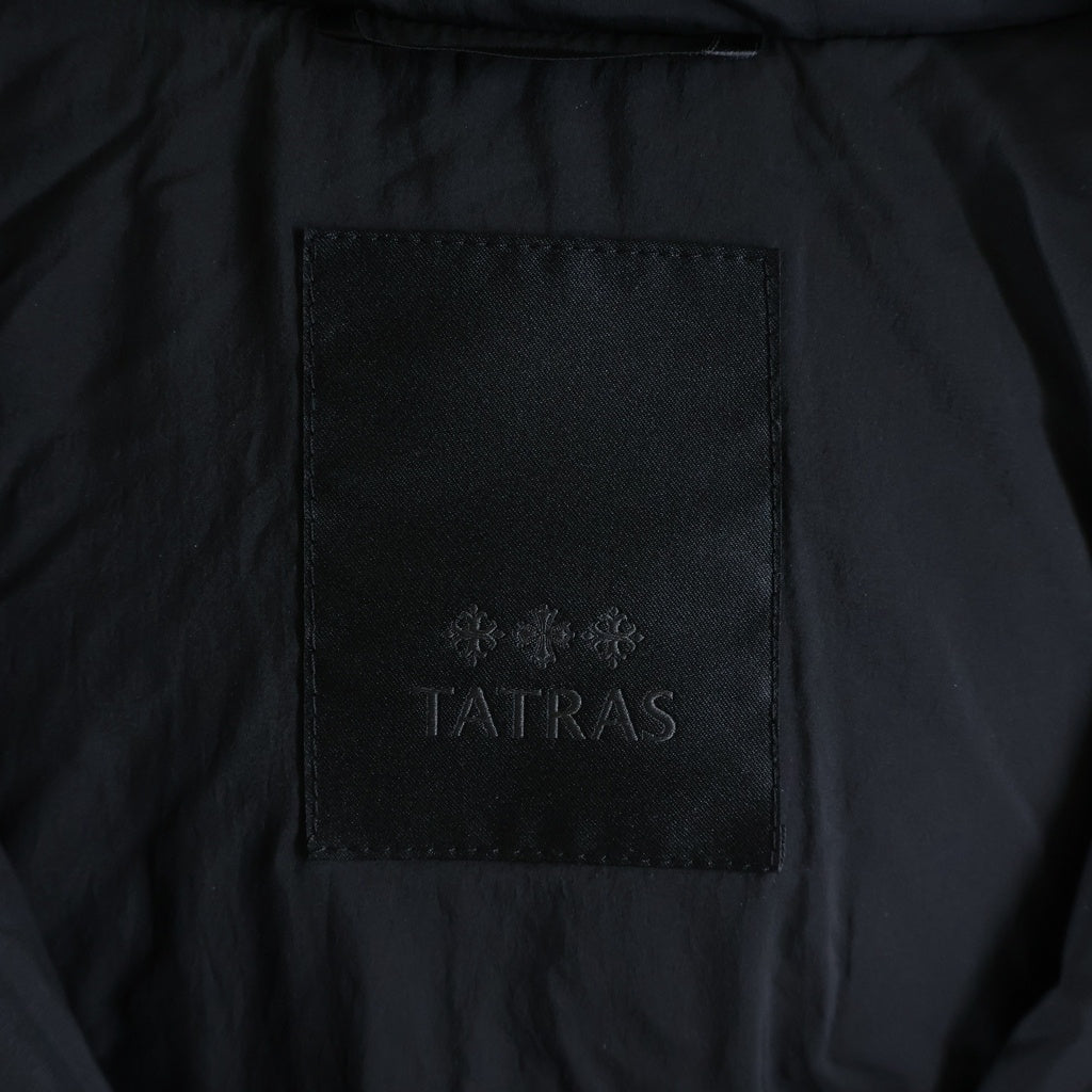 TATRAS(タトラス) GESSO Down Jacket ジェッソダウンジャケット ジップアップナイロンダウンジャケット MTAT22A4841-D ブラック