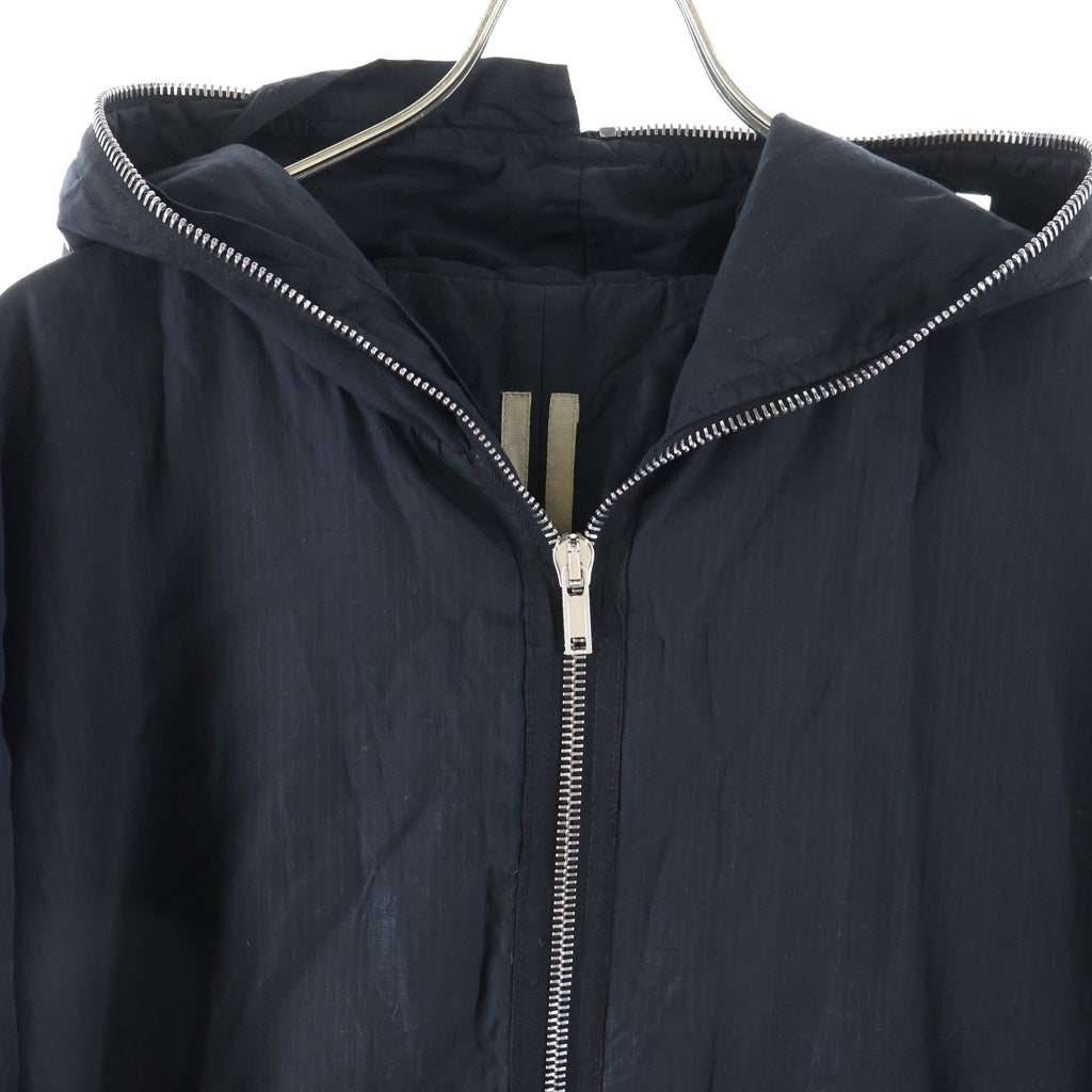 Rick Owens DRKSHDW(リックオウエンス ダークシャドウ) 25SS ギンプフライトボンバージャケット テンセルリップストップジップアップフーデットMA-1ジャケット DU01E3772-NR
