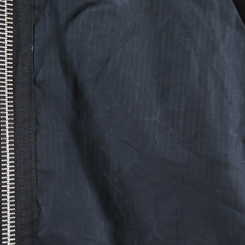 Rick Owens DRKSHDW(リックオウエンス ダークシャドウ) 25SS ギンプフライトボンバージャケット テンセルリップストップジップアップフーデットMA-1ジャケット DU01E3772-NR
