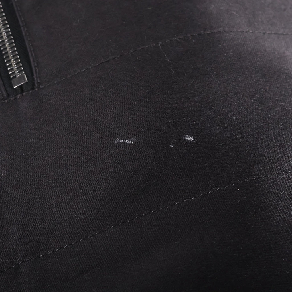 Rick Owens(リックオウエンス) 17SS BACKPACK-MUEMS ワックスドコットン 2wayバックパック ショルダーバッグ ブラック DU17S5459-MUEMS