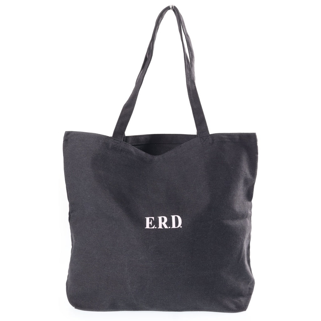 ENFANTS RICHES DEPRIMES(アンファンリッシュデプリメ) Anti Public Library Limited Tote Bag アンチパブリックライブラリー限定トートバッグ ポスタープリントコットントートバッグ ブラック