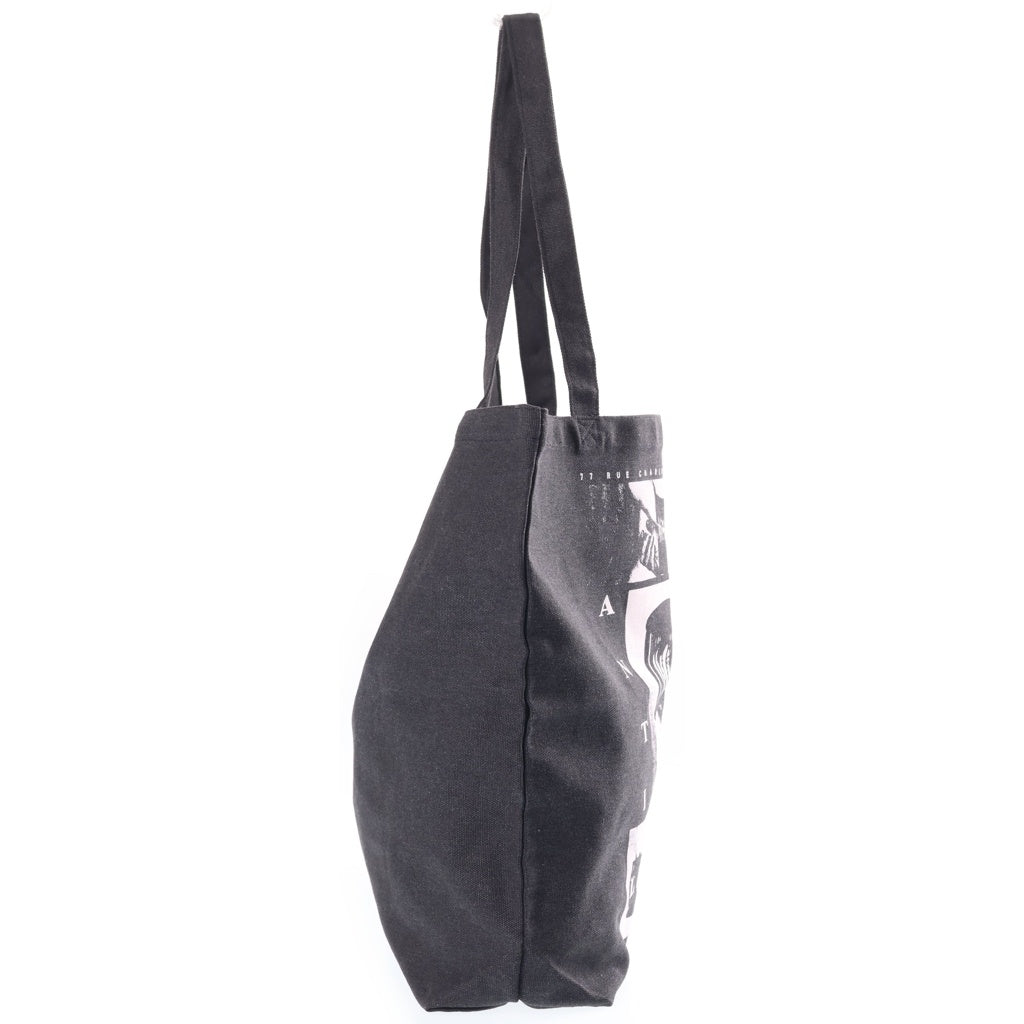 ENFANTS RICHES DEPRIMES(アンファンリッシュデプリメ) Anti Public Library Limited Tote Bag アンチパブリックライブラリー限定トートバッグ ポスタープリントコットントートバッグ ブラック