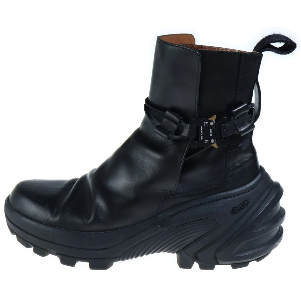 1017 ALYX 9SM(アリクス) Buckle With Fixed Sole Chelsea Boots バックルウィズフィックスドソールチェルシーブーツ ビブラムソールレザーブーツ ブラック