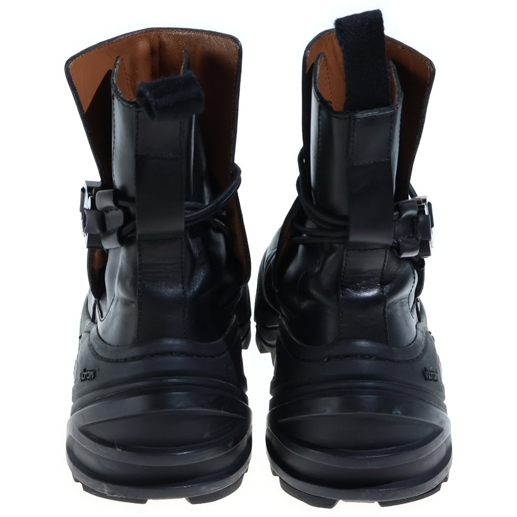 1017 ALYX 9SM(アリクス) Buckle With Fixed Sole Chelsea Boots バックルウィズフィックスドソールチェルシーブーツ ビブラムソールレザーブーツ ブラック