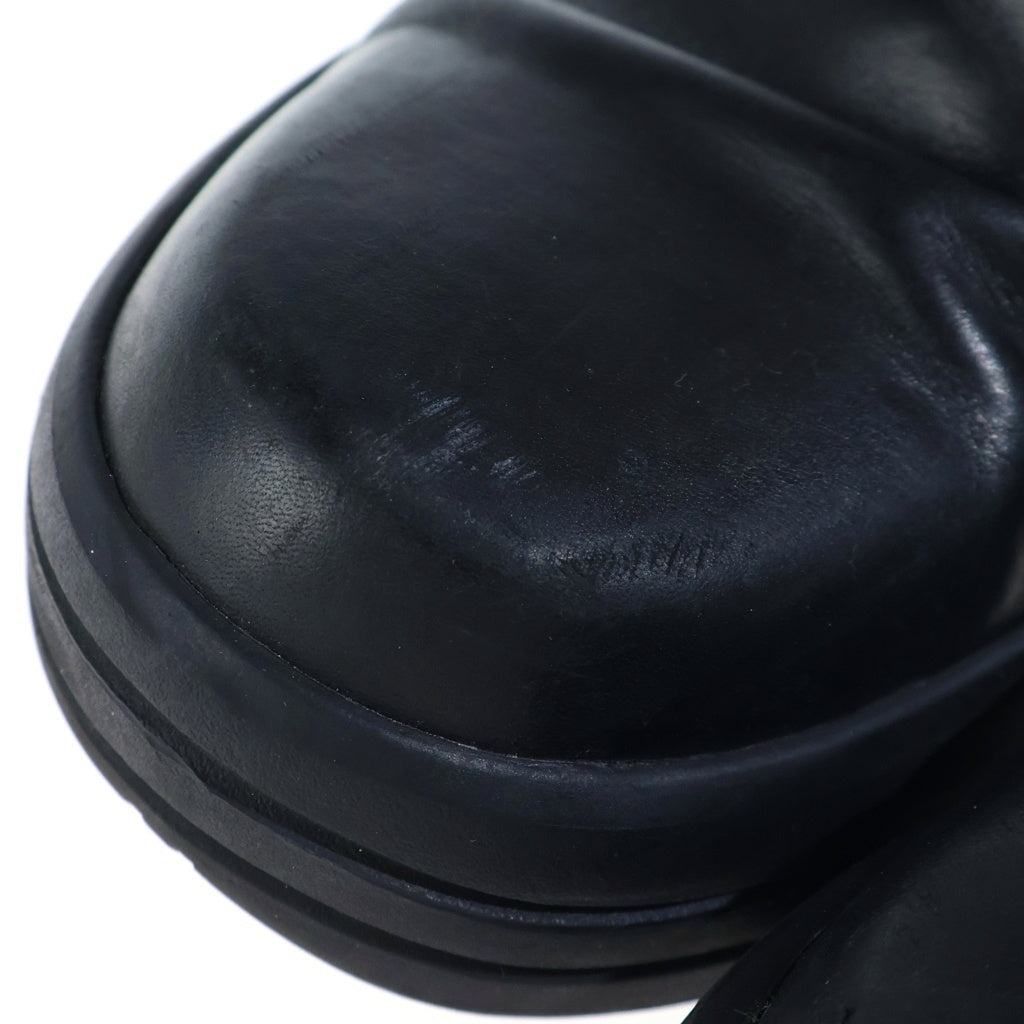 1017 ALYX 9SM(アリクス) Buckle With Fixed Sole Chelsea Boots バックルウィズフィックスドソールチェルシーブーツ ビブラムソールレザーブーツ ブラック