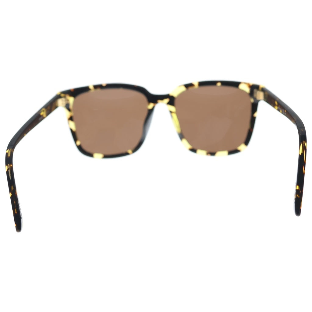 BOTTEGA VENETA(ボッテガヴェネタ) スクエアレンズ ウェリントンクリアフレーム アイウェア 眼鏡 ブラック/イエロー BV1021SK