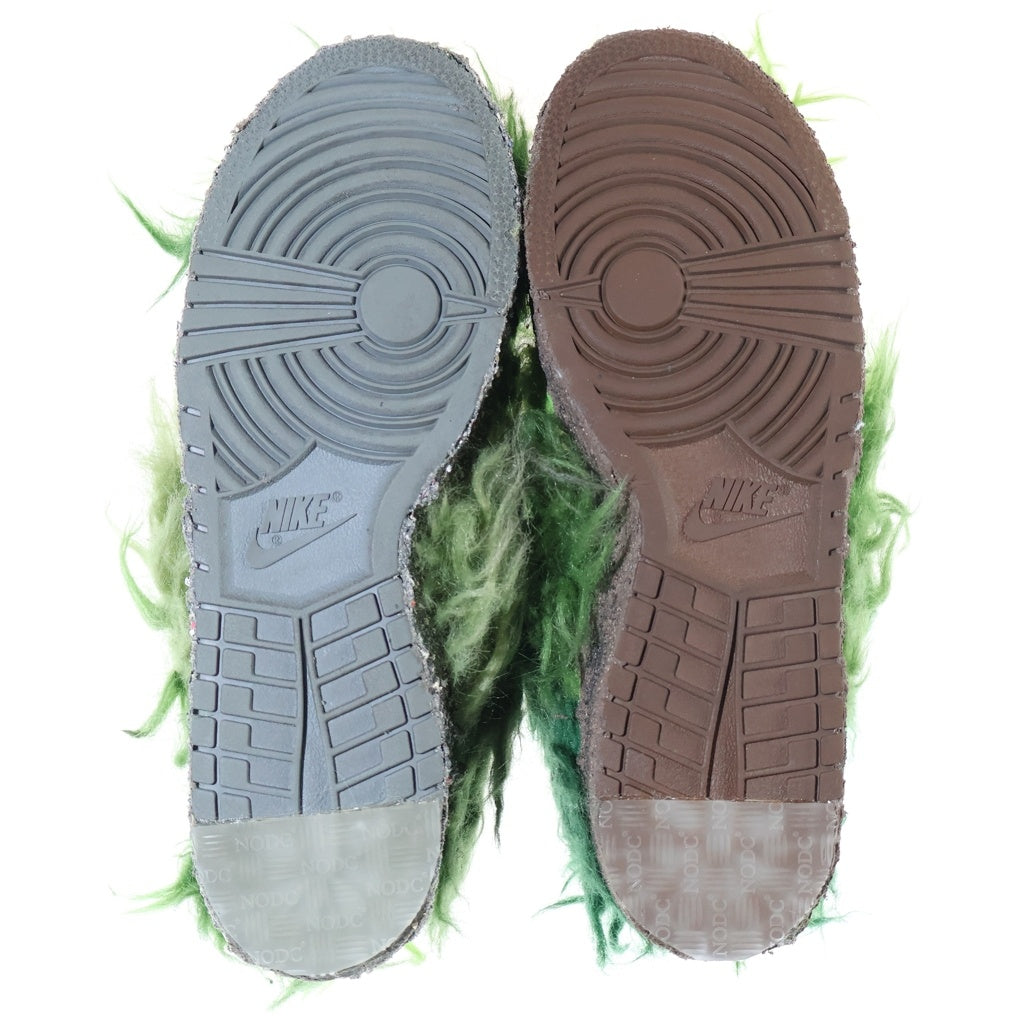 NIKE(ナイキ) ×カクタスプラントフリーマーケット フリー1 ロゴ刺繍ファーローカットスニーカー US8.5/26.5cm グリーン DQ5109-300