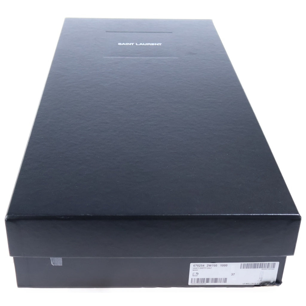 SAINT LAURENT PARIS(サンローランパリ) Le Maillon 95 Boots ル マイヨン ハイヒールレザーブーツ ブラック 670254 レディース