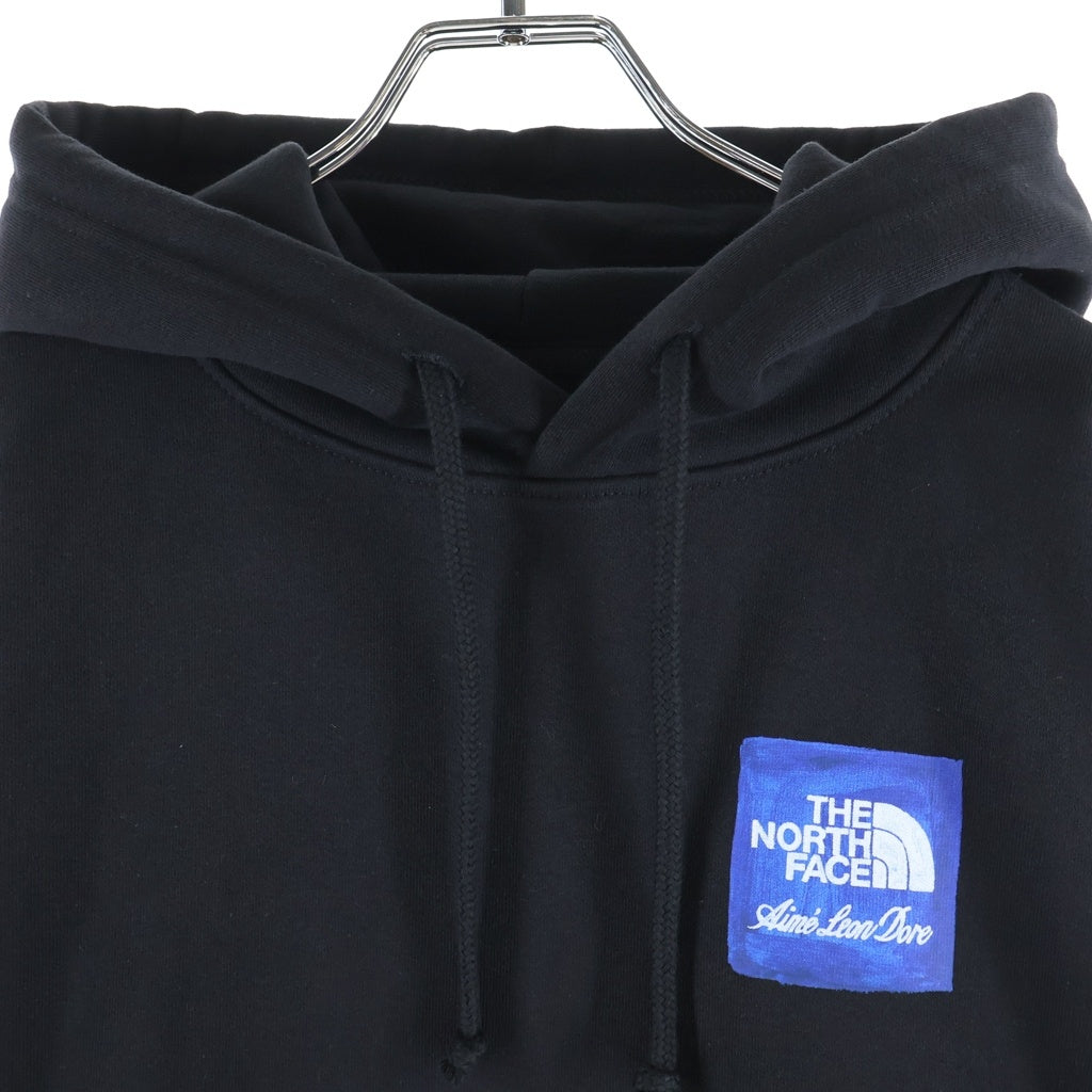 THE NORTH FACE(ザノースフェイス) ×Aime Leon Dore Logo Hoodie ×エメレオンドレ ロゴフーディー ロゴプリントフーデットスウェットシャツ NT52503AD ブラック
