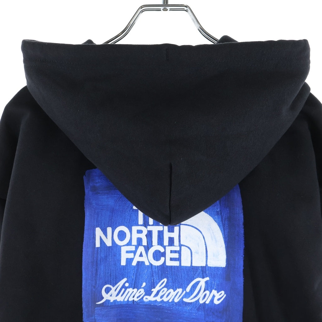 THE NORTH FACE(ザノースフェイス) ×Aime Leon Dore Logo Hoodie ×エメレオンドレ ロゴフーディー ロゴプリントフーデットスウェットシャツ NT52503AD ブラック