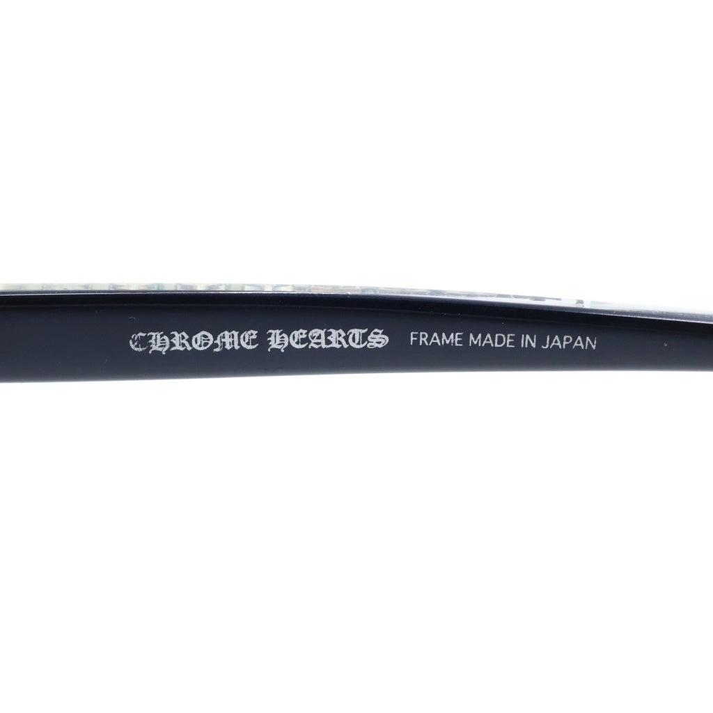 CHROME HEARTS(クロムハーツ) FLAPS Horse Shoe Half Rim Sunglasses ホースシューハーフリムサングラス アイウェア 眼鏡 ブラック/シルバー