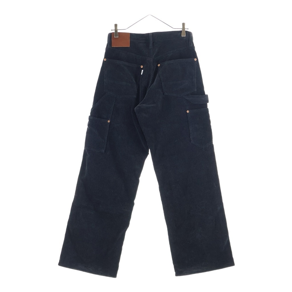 SUGARHILL(シュガーヒル) CORDUROY PAINTER TROUSERS コーデュロイペインターパンツ ブラック 2411300407