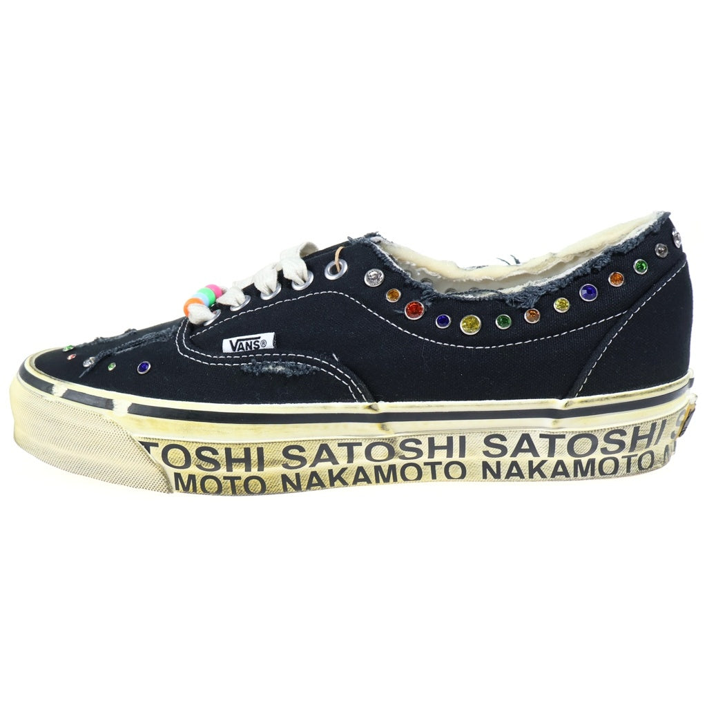 VANS(ヴァンズ) ×Satoshi Nakamoto Era 95 Gems Round Jewel ダメージ加工ローカットスニーカー US9.5/27.5cm VN000EFEBLK