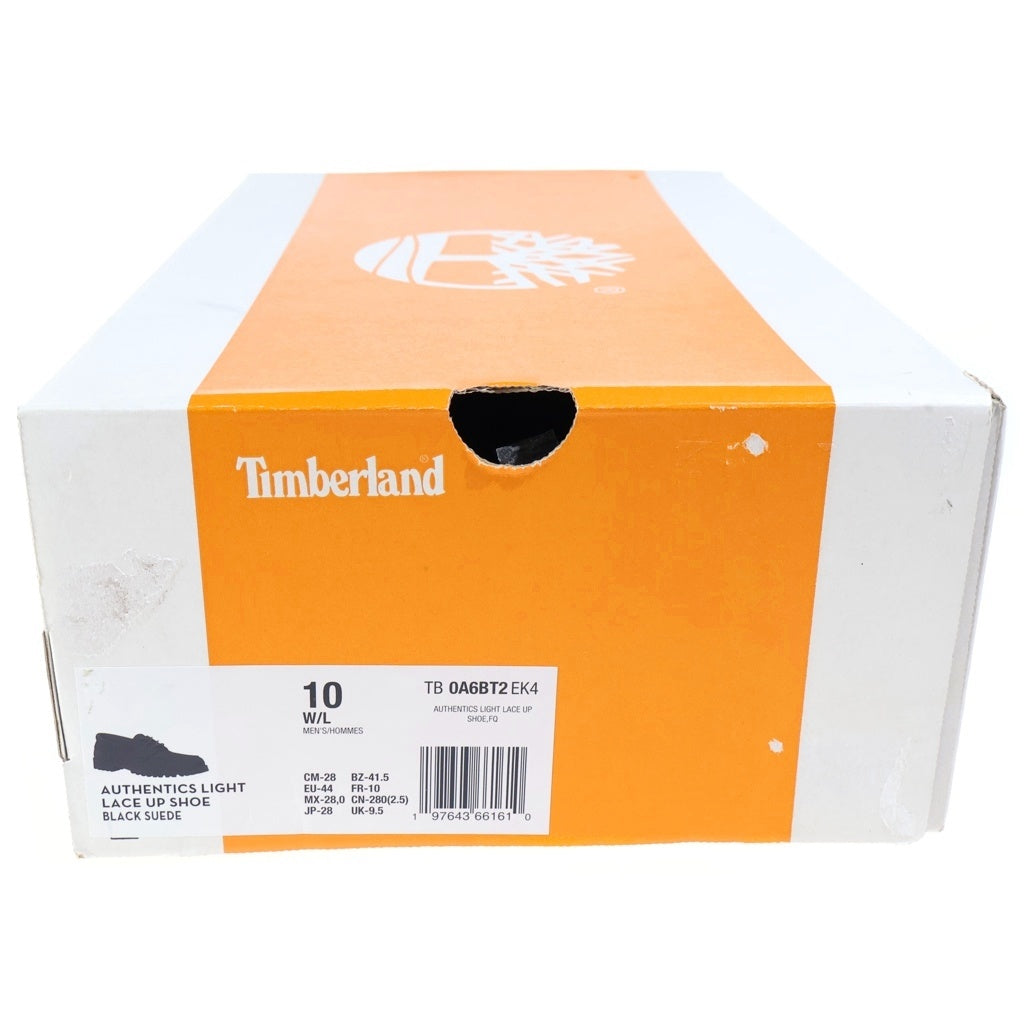 Timberland(ティンバーランド) AUTHENTIC LIGHT LACE UP SHOE オーセンティック スエードレザー ライトボートシューズ ローファー ブラック US10/28cm TB 0A6BT2 EK4
