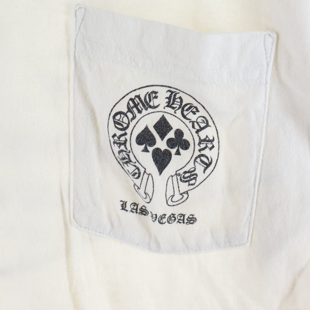 CHROME HEARTS(クロムハーツ) LAS VEGAS EXCLUSIVE S/S TEE ラスベガス限定 クルーネック半袖Tシャツ ホワイト