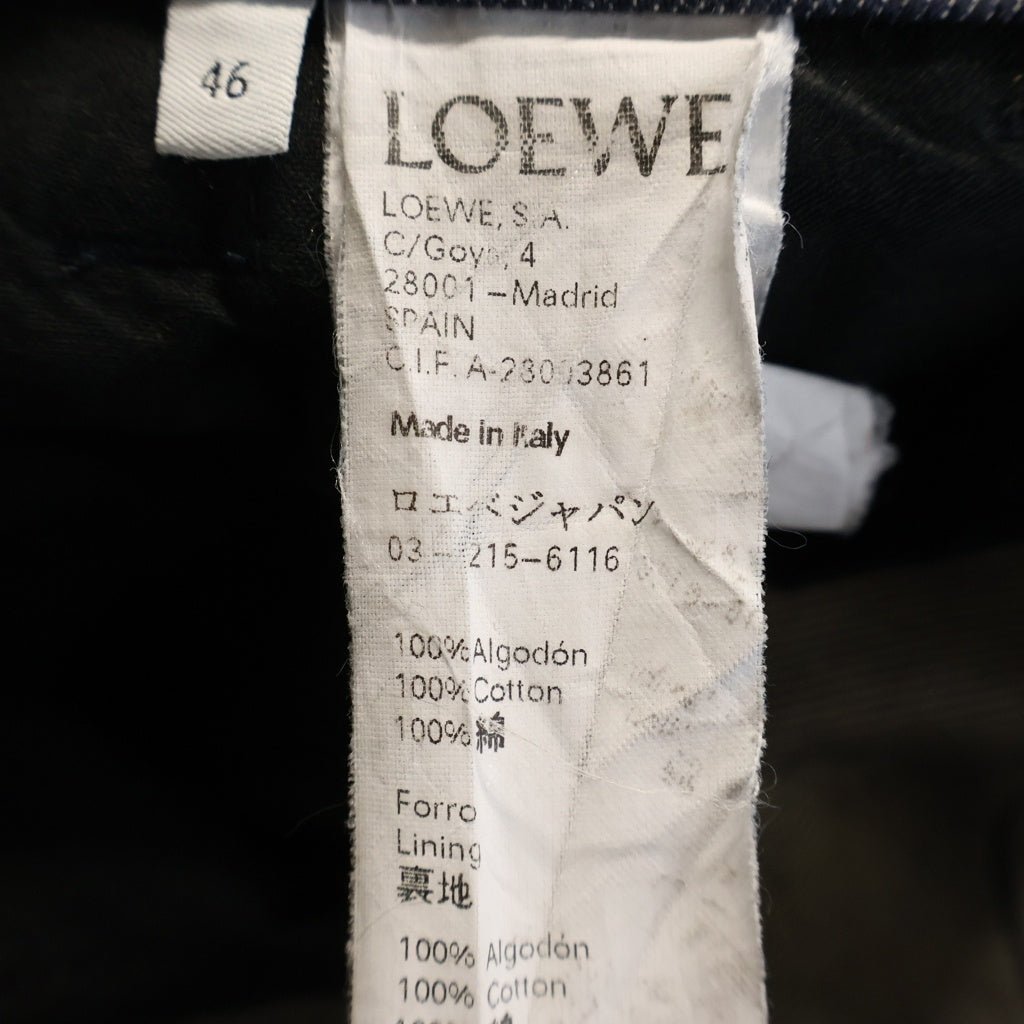 LOEWE(ロエベ) FISHERMAN JEANS フィッシャーマン デニムパンツ インディゴ H2262110IB
