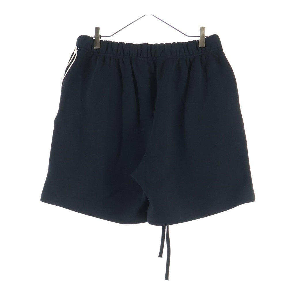 FEAR OF GOD ESSENTIALS(フィアオブゴッド エッセンシャルズ) Logo Sweat Shorts ロゴスウェットショーツ ラバーロゴスウェットハーフパンツ ブラック