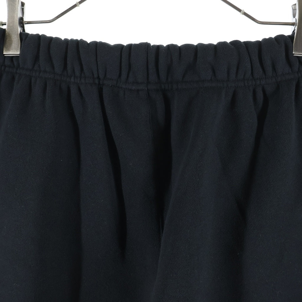 FEAR OF GOD ESSENTIALS(フィアオブゴッド エッセンシャルズ) Logo Sweat Shorts ロゴスウェットショーツ ラバーロゴスウェットハーフパンツ ブラック