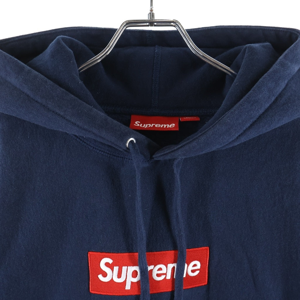 SUPREME(シュプリーム) 24AW Box Logo Hooded SweatShirt ボックスロゴ プルオーバー パーカー ネイビー
